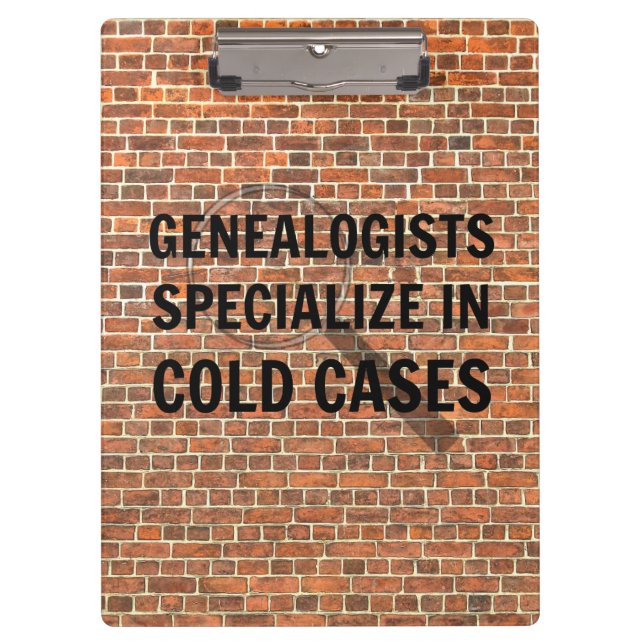 Cold Cases Clipboard (Front)