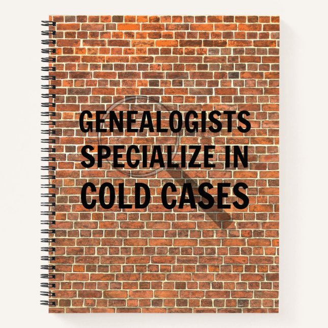 Cold Cases Hardcover Notebook (Front)