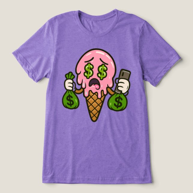 Cold Cash Tri-Blend Shirt (Design Front)