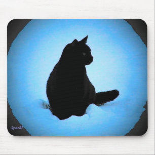 Cold Cat by djoneill Mouse Mat