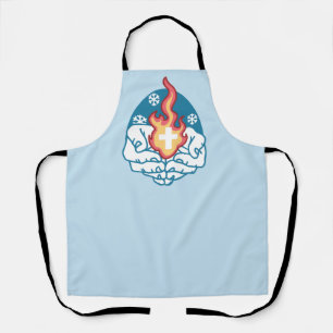 Cold Change, Faith's Fire - Motivational Christian Apron