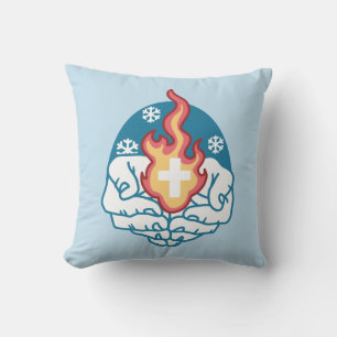 Cold Change, Faith's Fire - Motivational Christian Cushion