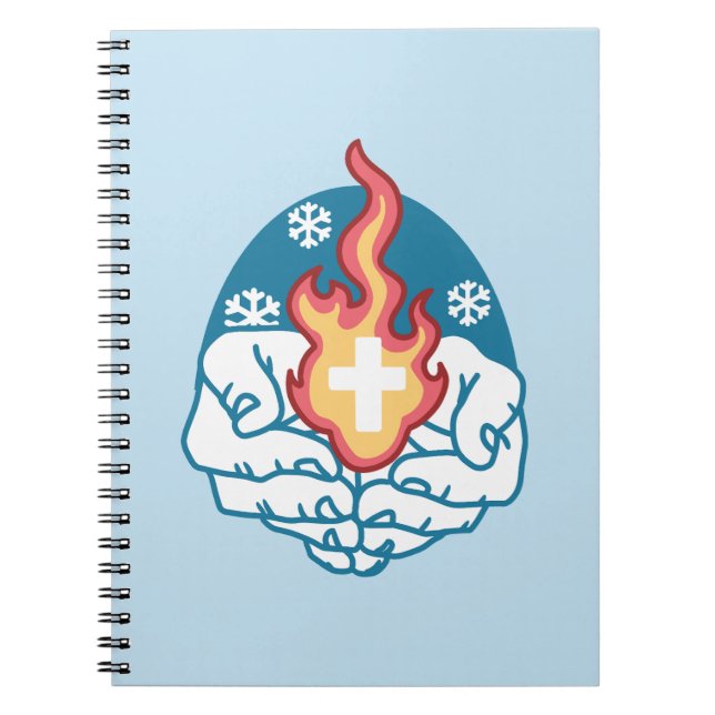 Cold Change, Faith's Fire - Motivational Christian Notebook (Front)