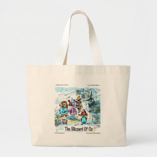 Cold Day In Oz Funny Tees Mugs Cards & Gifts Large Tote Bag