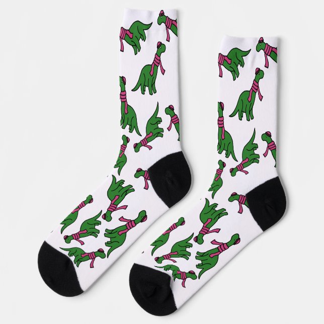 Cold dinosaur socks (Left)
