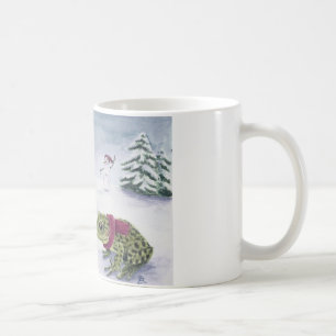 "Cold Frogs" by Deanna Bach Art Coffee Mug
