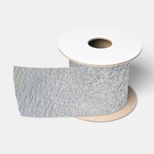 Cold Frosted Grey Ribbon Satin Ribbon