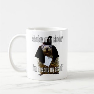cold groundhog coffee mug