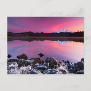 Cold Lake Sunset Postcard