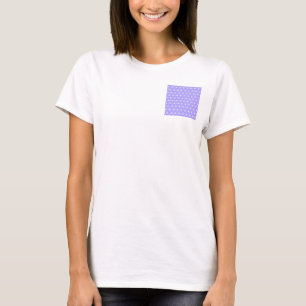 Cold Lilac Art Deco Style Triangles Pattern T-Shirt