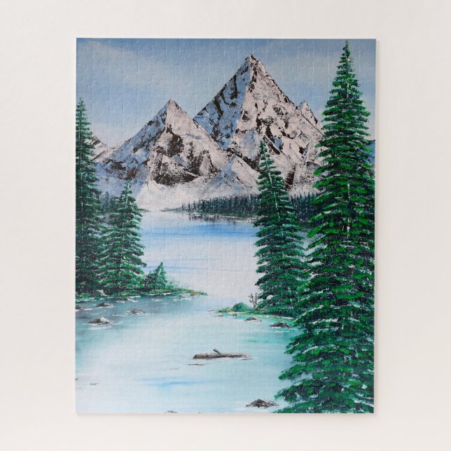 Cold Mountain Jigsaw Puzzle (Vertical)