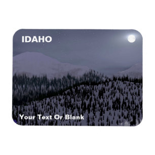 Cold Night In Idaho Magnet