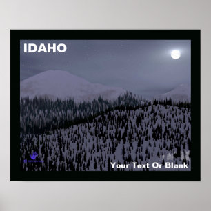 Cold Night In Idaho Poster