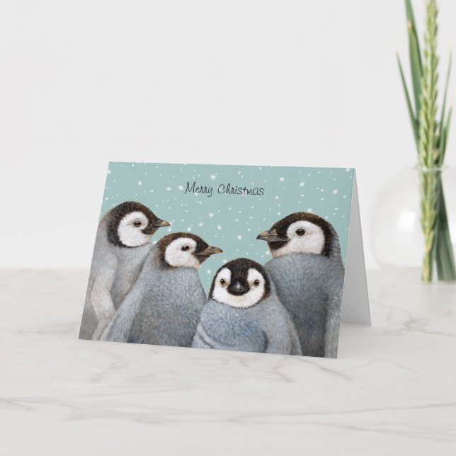 Cold Night, Warm Friends Christmas card (Front)