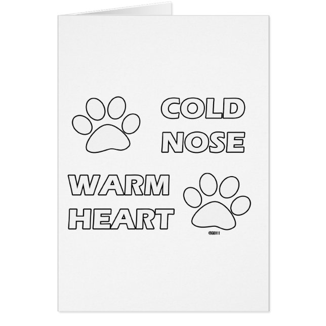 Cold Nose Warm Heart (Front)