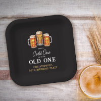 Cold One With The Old One Beer 50th Birthday