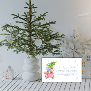 Cold Outside Reindeer Bear Books For Baby Shower Enclosure Card