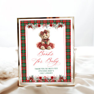 Cold Outside Teddy Bear Books for Baby Baby Shower Poster