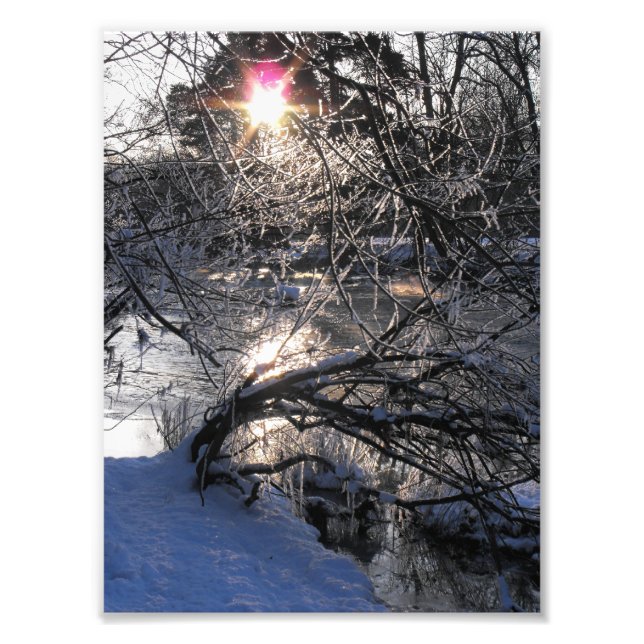 Cold River Photo Print (Front)