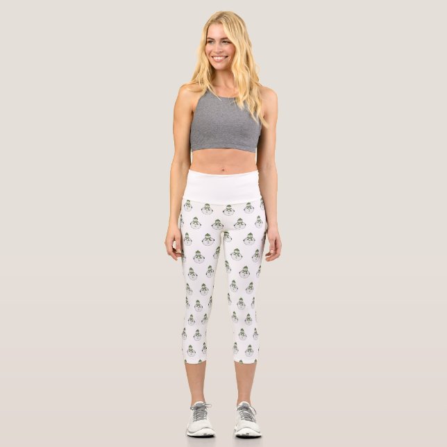 Cold snowman capri leggings (Front)