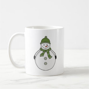 Cold snowman coffee mug