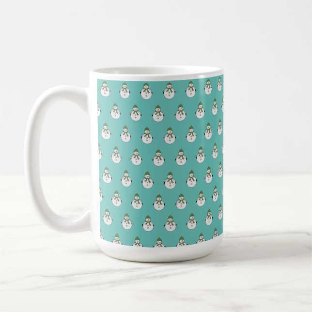Cold snowman coffee mug (Left)
