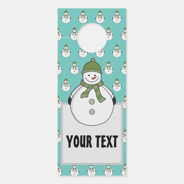 Cold snowman door hanger (Front)