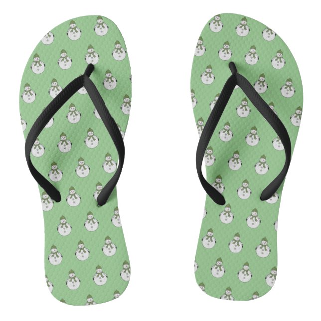 Cold snowman flip flops (Footbed)