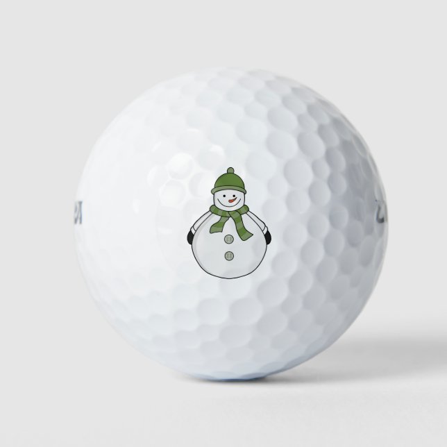 Cold snowman golf balls (Front)