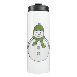 Cold snowman thermal tumbler