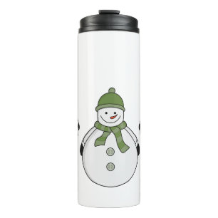 Cold snowman thermal tumbler