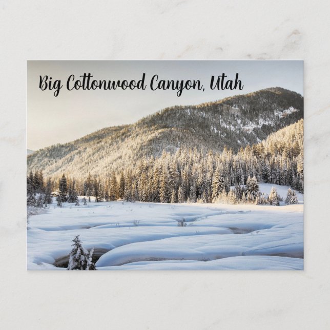 Cold Utah Memories Postcard (Front)