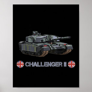 Cold War British Fv4034 Challenger 2 Heavy Tank  Poster