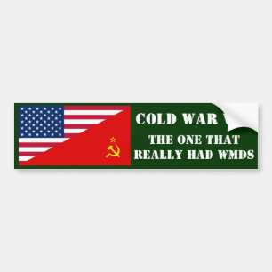 COLD WAR VET BUMPER STICKER