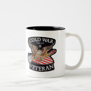 COLD WAR VETERAN Two-Tone COFFEE MUG