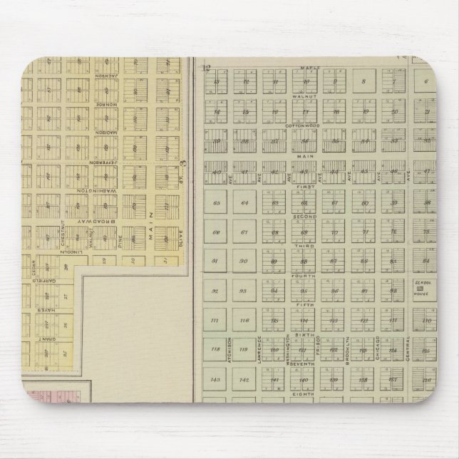 Cold Water, Protection, Avilla, Kansas Mouse Mat (Front)