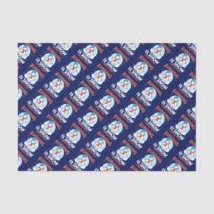 Cold Weather Runner - Running is Snow Much Fun Tissue Paper