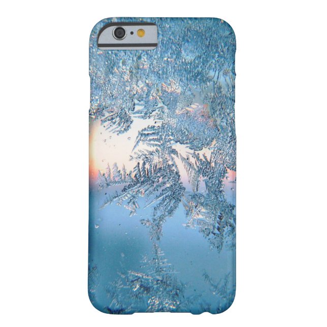 Cold Winter Frosted Glass Ice Crystals Case-Mate iPhone Case (Back)