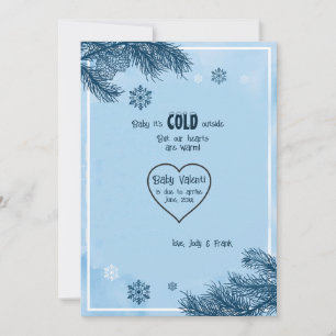 Cold Winter Pregnancy Announcement