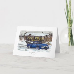COLD WINTERS DAY HOLIDAY CARD