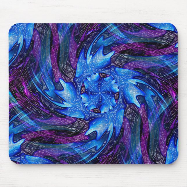 Cold Wintry Storm... Mouse Mat (Front)