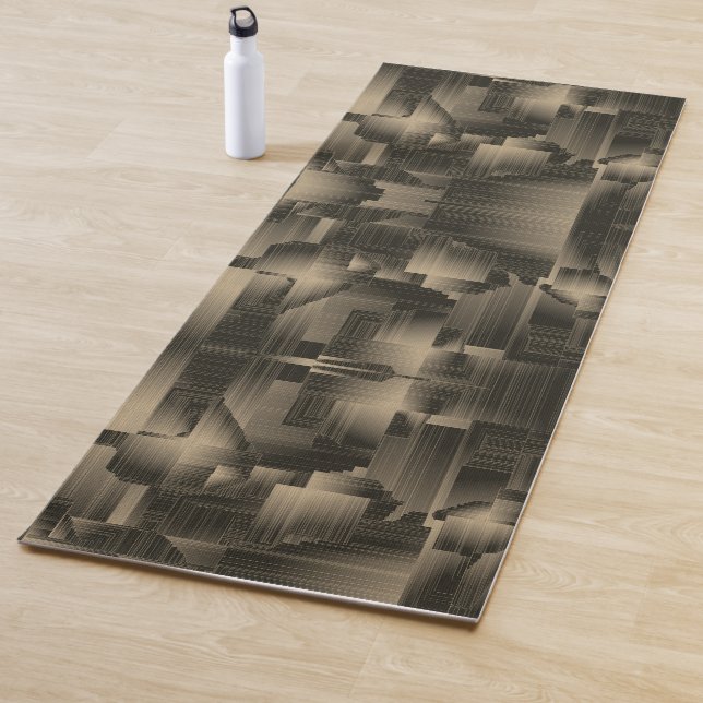 Colden Halls Art Deco Yoga Mat (In Situ)