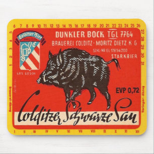 Colditzer Schwarze Sau Mouse Mat