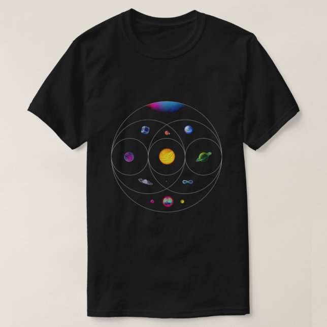 ColdPlays Shirt Musics of The Spheres World Tour 2 (Design Front)