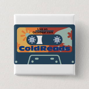 ColdReads: An Improv and Sketch Comedy Open Mic  15 Cm Square Badge