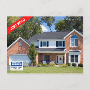 Coldwell Banker Postcard: JUST SOLD Postcard
