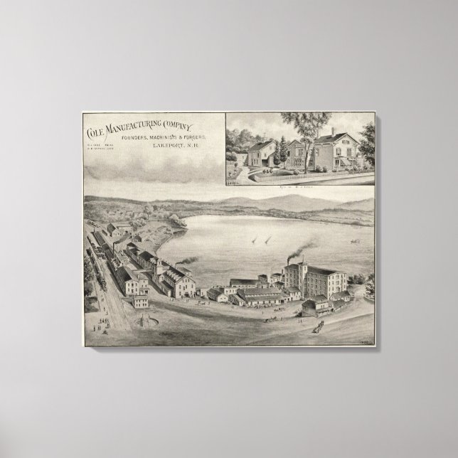 Cole Manufacturing Company Canvas Print (Front)