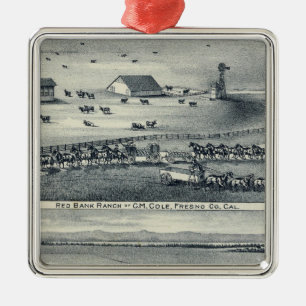 Cole Ranches Metal Tree Decoration