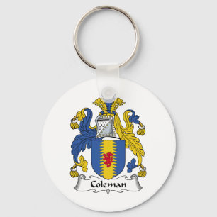 Coleman Family Crest Key Ring