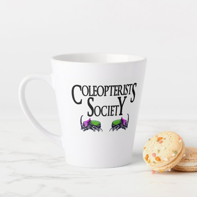 Coleopterists Society Logo II Latte Mug (In Situ)